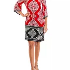 Like new, Shift dress, PM, Red,Black